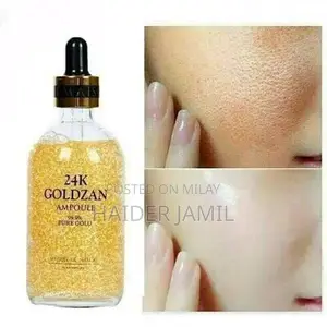 24K Gold Anti-Aging Serum for Skin Brightening and Dark Spot Removal