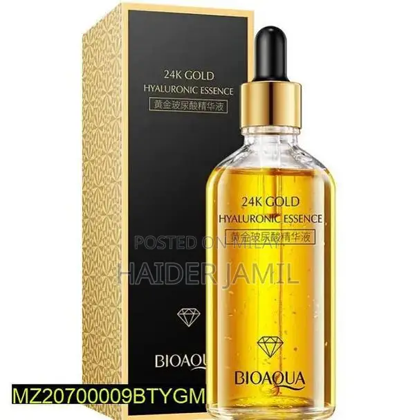 24K Gold Anti-Aging Serum for Skin Brightening and Dark Spot Removal