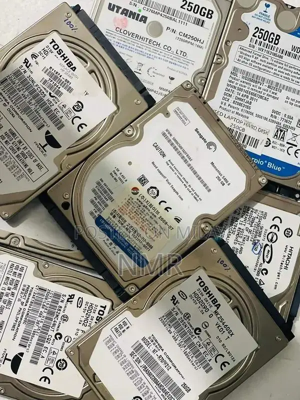 500GB & 1TB 2.5" SATA Hard Drives with 100% Health (Fresh UAE Import)