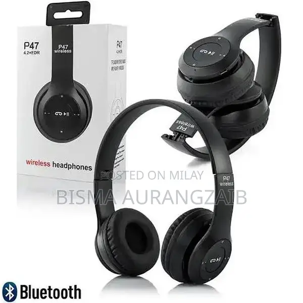 Wireless Bluetooth Headphones with Long Battery Life and Fast Charging