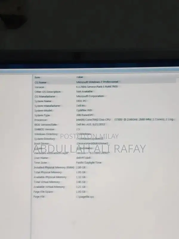 Core 2 duo CPU+Monitor screen HP 1780 with 160GB harddisk