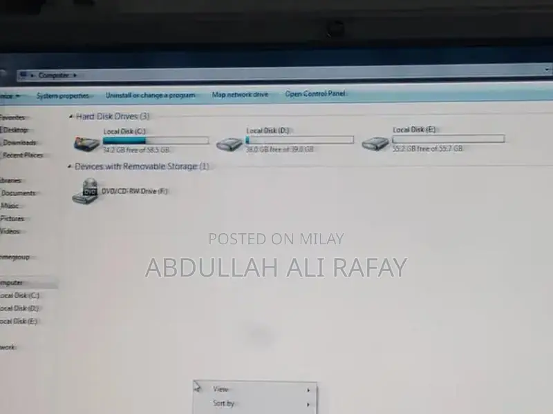 Core 2 duo CPU+Monitor screen HP 1780 with 160GB harddisk