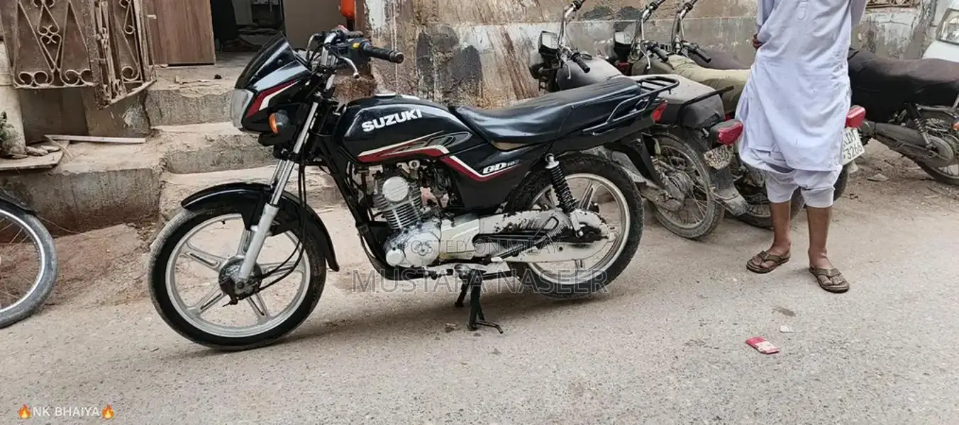 Suzuki 110 Motorcycle - Complete Documentation, Ready to Ride