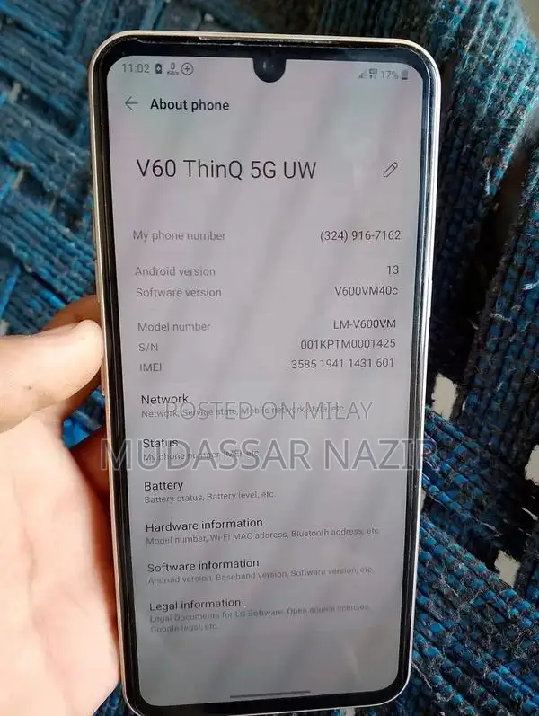 lg v60 thinq 5g pta approved