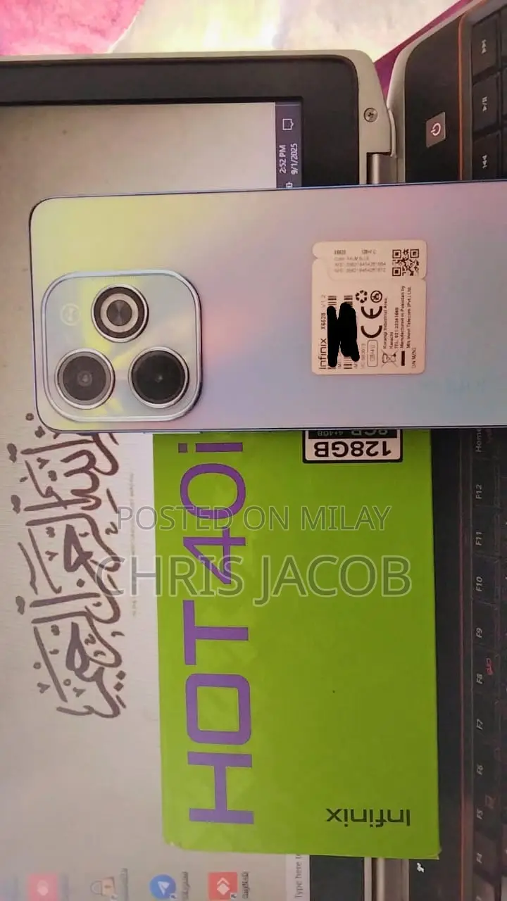 New Infinix Hot 40i 128 GB Blue