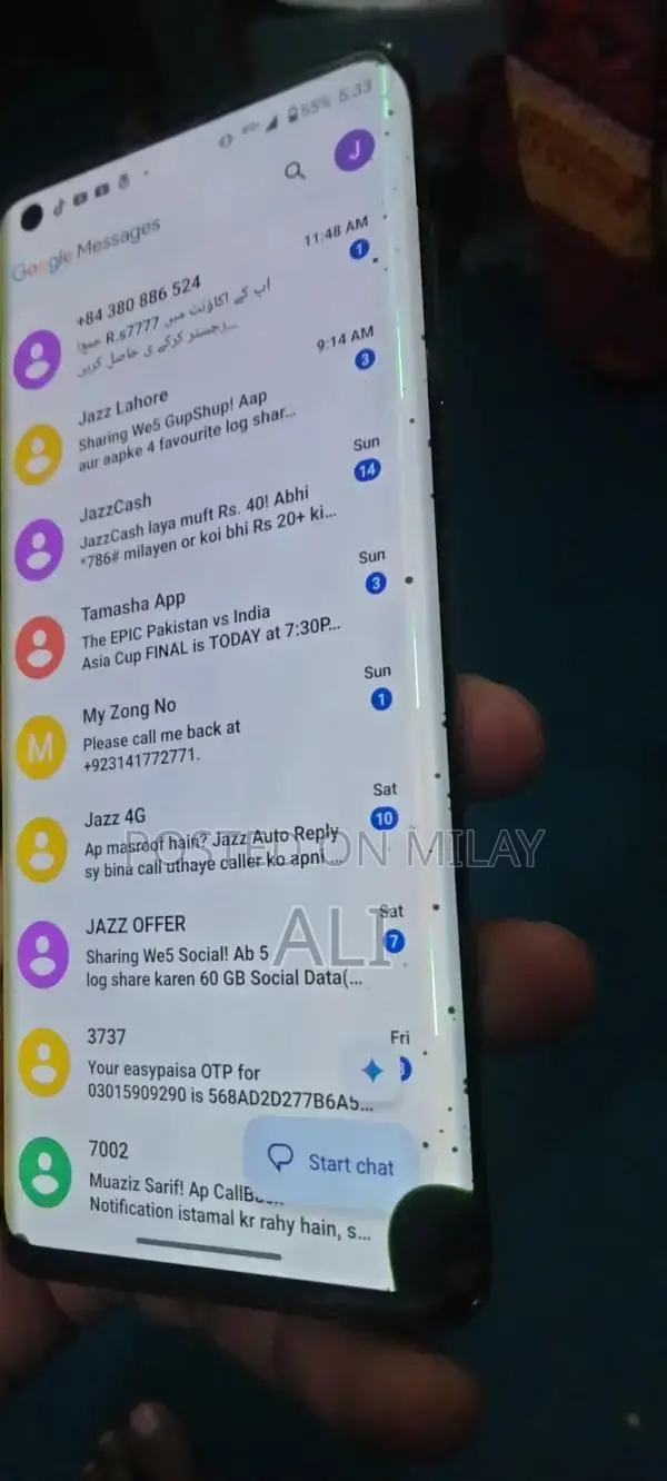 6/128 camera out class sim working line and dot in lcd
