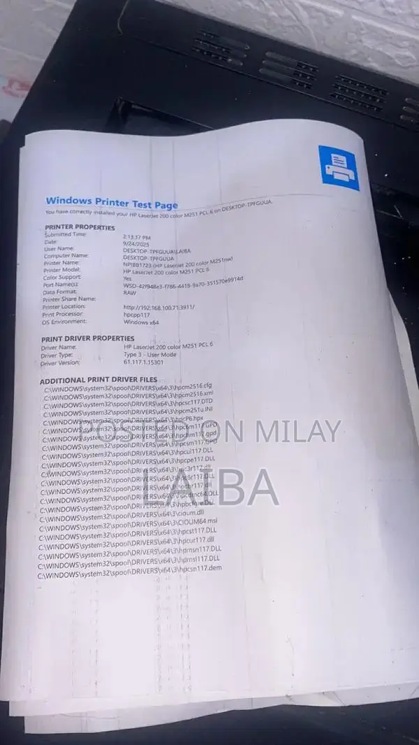 HP LaserJet Pro 200 Color Wireless Network Printer