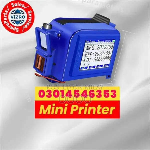 Compact Portable Inkjet Printer for Multiple Document Types