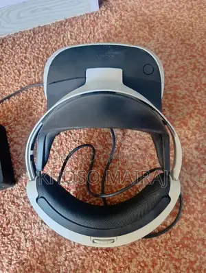 PlayStation VR Headset - Complete Setup with Cables and Connectors