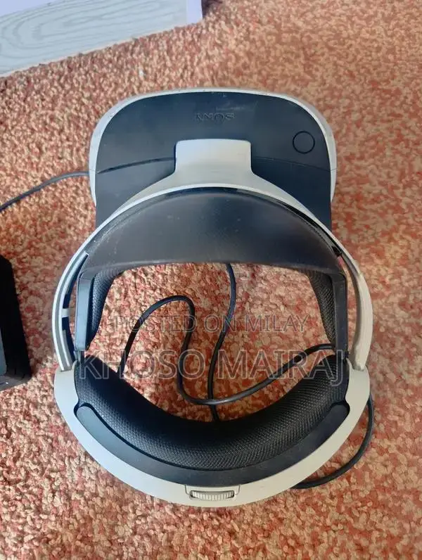 PlayStation VR Headset - Complete Setup with Cables and Connectors