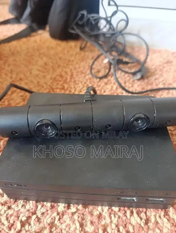 PlayStation VR Headset - Complete Setup with Cables and Connectors