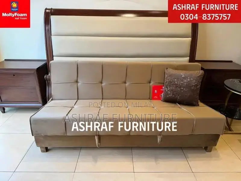 Convertible L-Shape Sofa Bed with Molty Foam