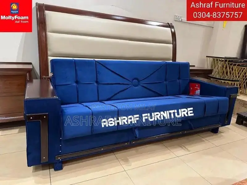 Convertible L-Shape Sofa Bed with Molty Foam