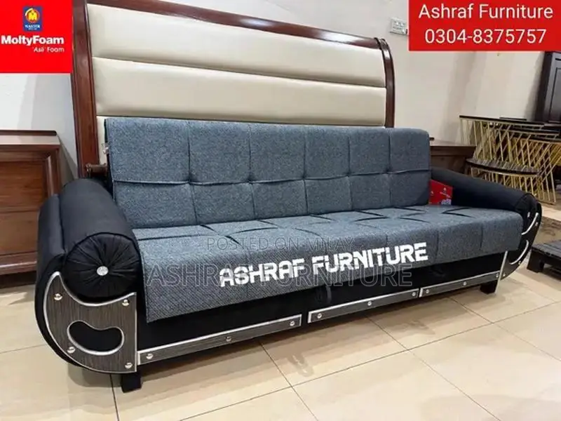 Convertible L-Shape Sofa Bed with Molty Foam