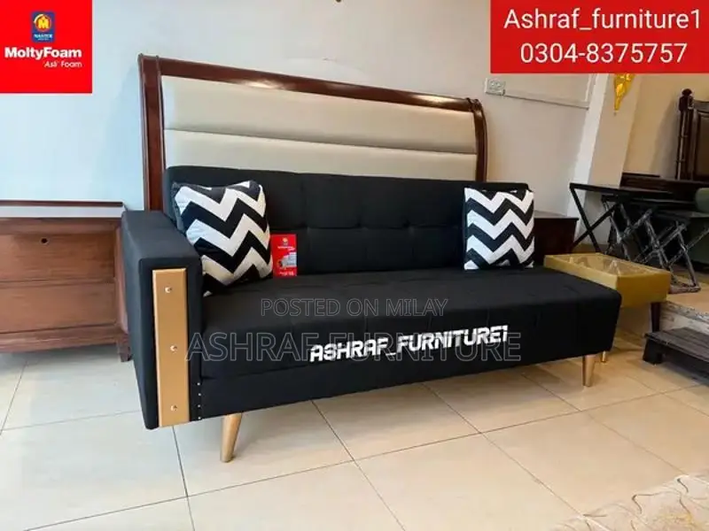 Convertible L-Shape Sofa Bed with Molty Foam