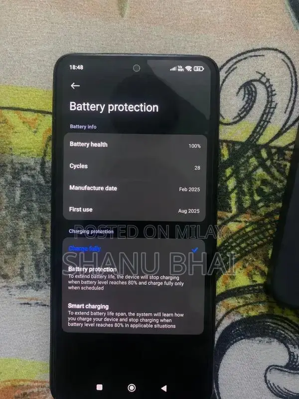 Redmi Note 14 Smartphone - 8GB RAM, 256GB Storage, Dual SIM