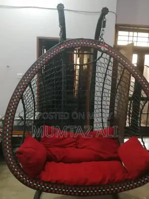 Wrought Iron Garden Swing Chair - Outdoor Relaxation Furniture