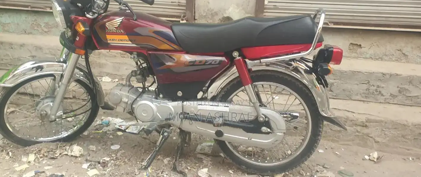 Brand New Honda 70 Motorcycle