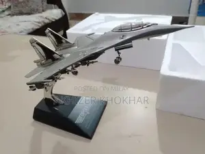 Vintage Metal Aircraft Model - 12 Inch Imported Collectible