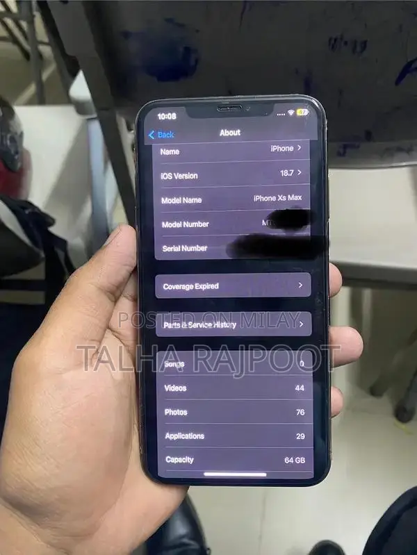 Apple iPhone XS Max 64GB Factory Unlocked Smartphone