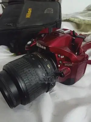 Photo - Nikon D5200 Red DSLR Camera with 18-55mm Lens