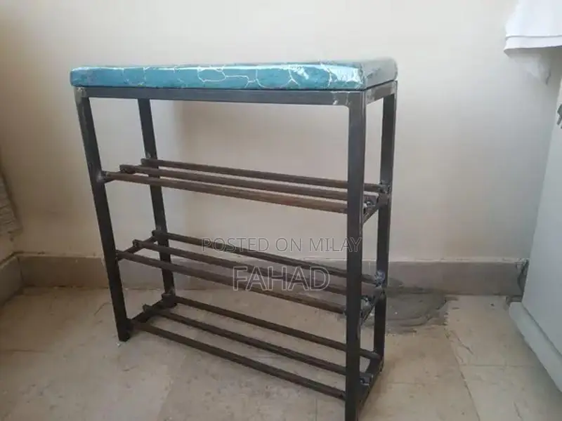 Multi-Purpose Shoe Rack with Soft Cushioned Seat
