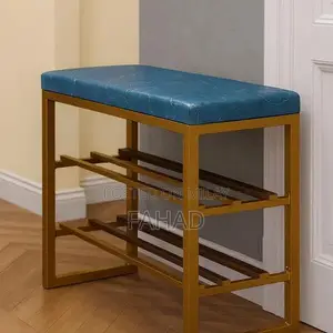 Multi-Purpose Shoe Rack with Soft Cushioned Seat