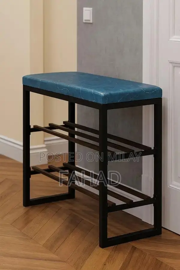 Multi-Purpose Shoe Rack with Soft Cushioned Seat