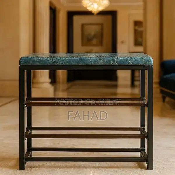 Multi-Purpose Shoe Rack with Soft Cushioned Seat