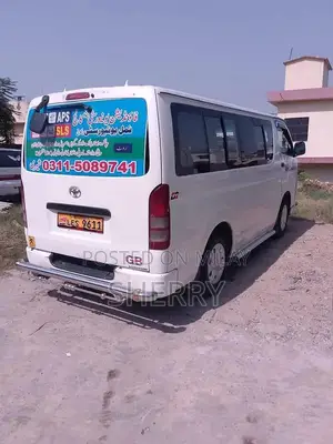 Toyota Hiace Passenger Van - 8 Seater CNG Petrol Model with New Tires