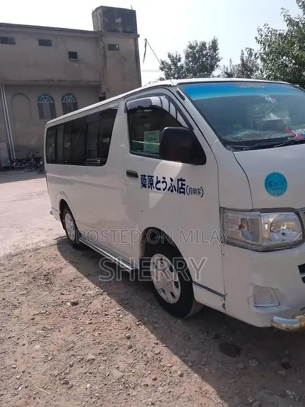 Toyota Hiace Passenger Van - 8 Seater CNG Petrol Model with New Tires