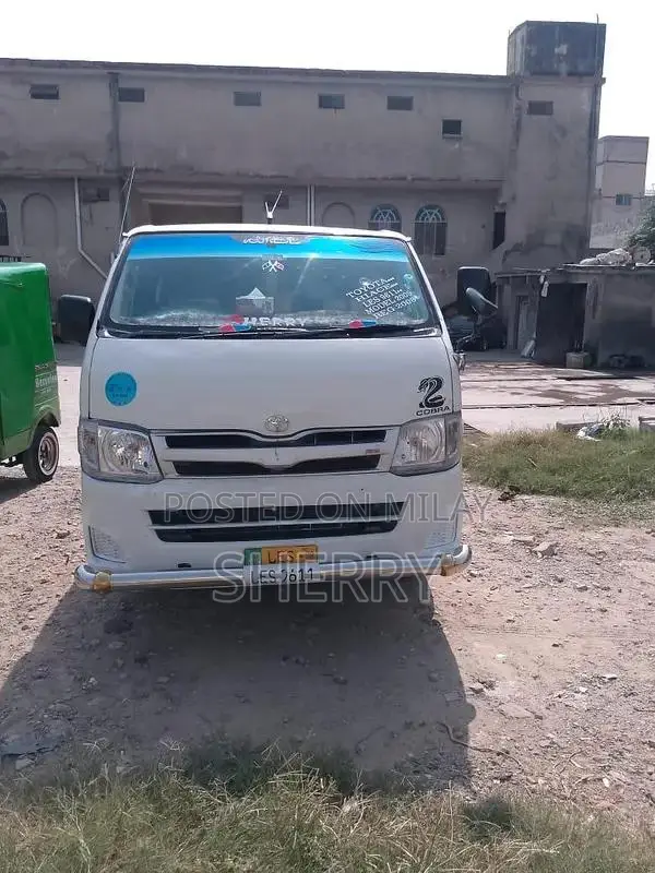 Toyota Hiace Passenger Van - 8 Seater CNG Petrol Model with New Tires