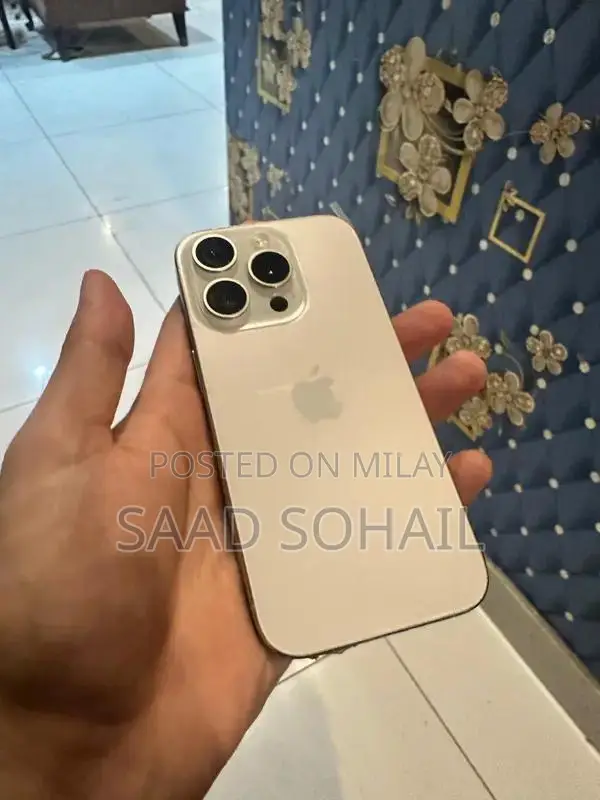 Apple iPhone 15 Pro White Titanium Smartphone