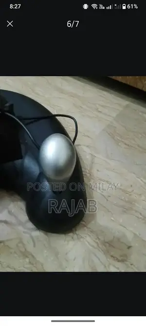 Gaming Steering Wheel with Brake and Accelerator Controls