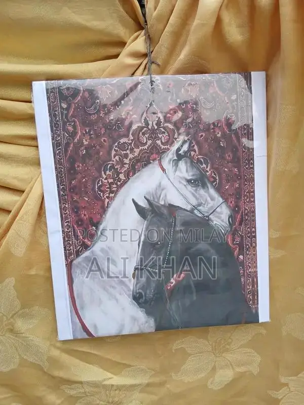 Majestic Horses Hand-Painted Wall Art Canvas Painting