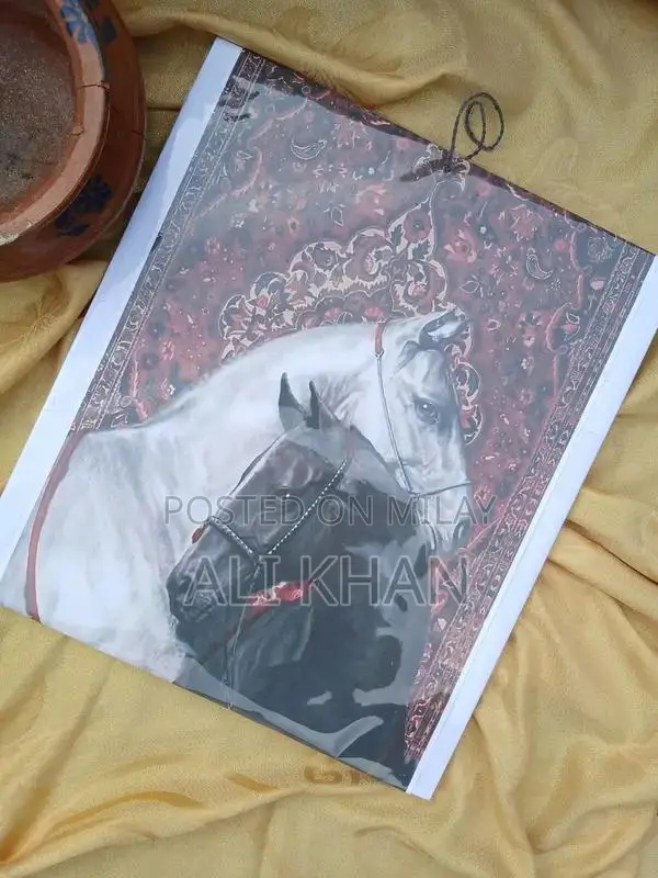 Majestic Horses Hand-Painted Wall Art Canvas Painting