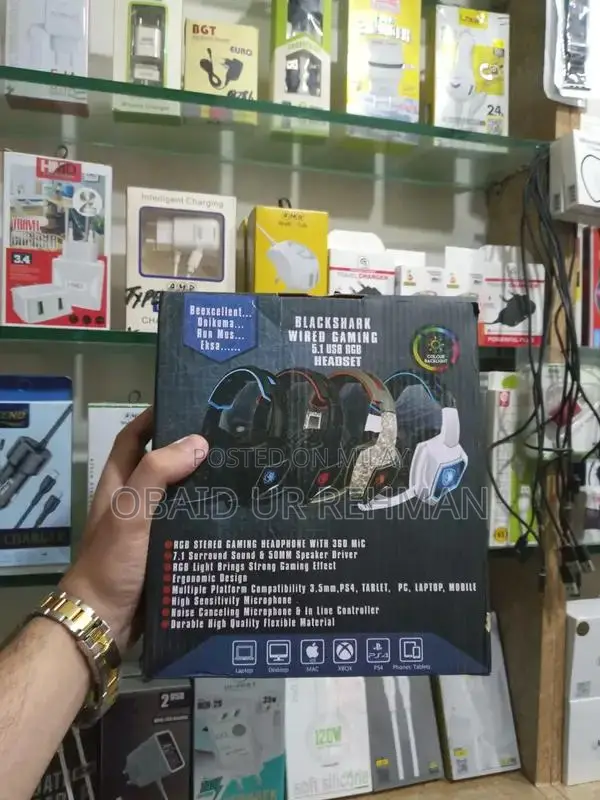 High-Quality Gaming Headphones with Clear Sound and Comfort