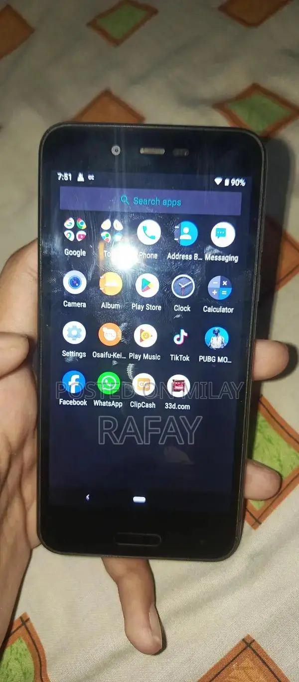 Sharp Aquos Black Smartphone Non-PTA Device