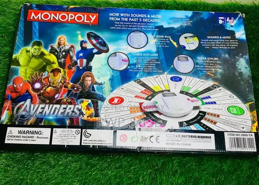 Brand New Avangers Edition Electronic Banking Monopoly