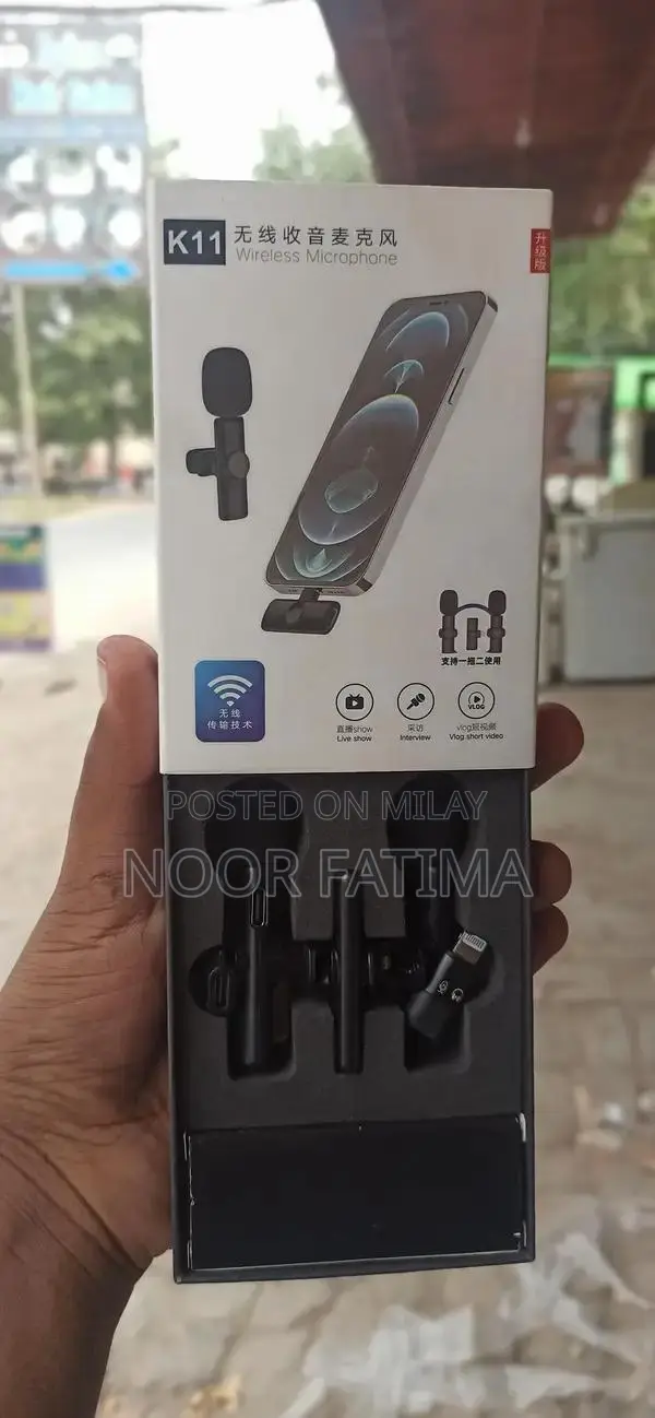 Wireless Microphone Professional Audio Recording Device