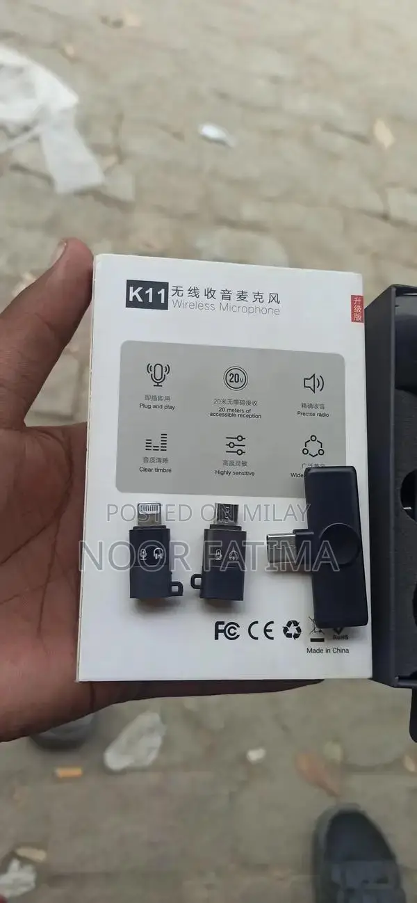 Wireless Microphone Professional Audio Recording Device