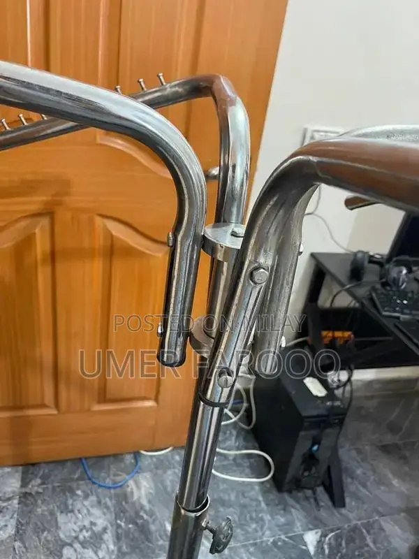 Adjustable Metal Clothes Hanger Stand - Home Storage Solution