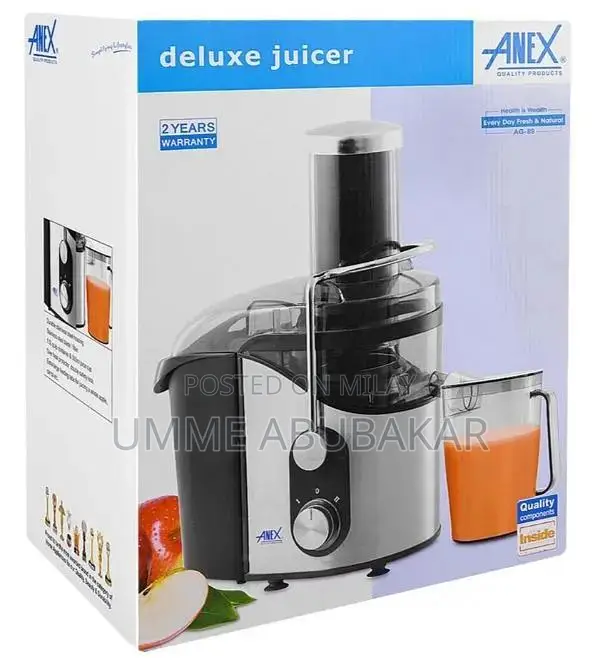 Anex Deluxe High-Performance Stainless Steel Juicer