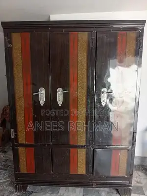 Industrial Style Iron Almari Storage Wardrobe