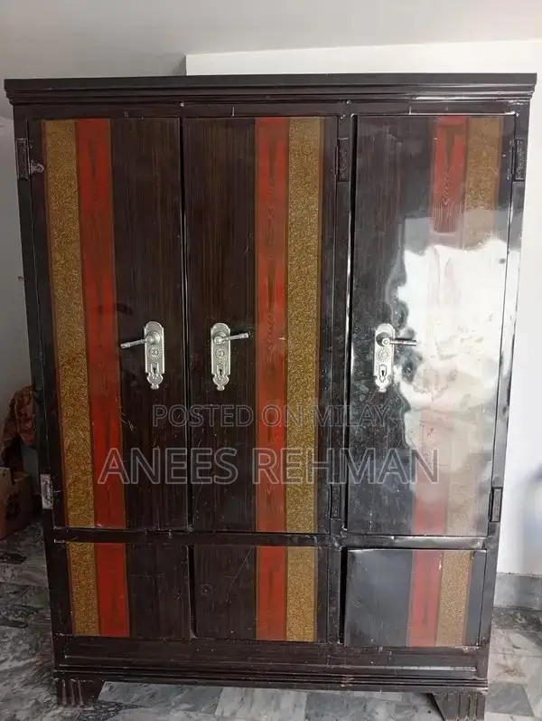 Industrial Style Iron Almari Storage Wardrobe