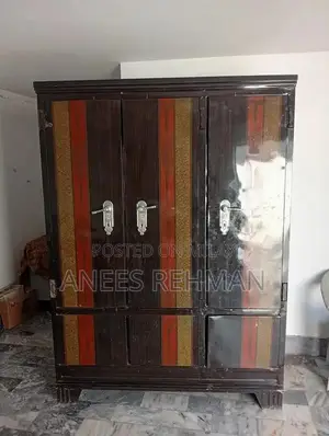 Industrial Style Iron Almari Storage Wardrobe