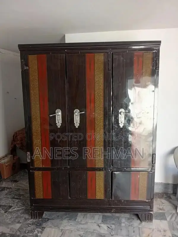 Industrial Style Iron Almari Storage Wardrobe