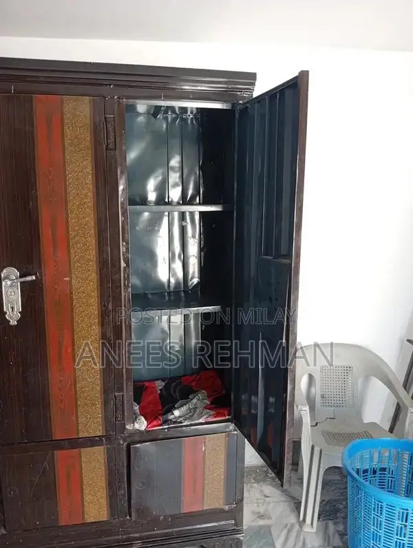 Industrial Style Iron Almari Storage Wardrobe