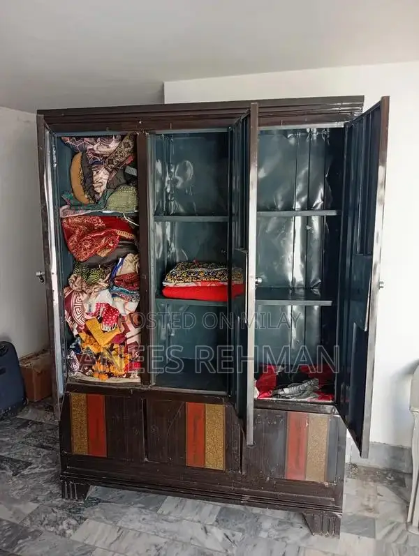 Industrial Style Iron Almari Storage Wardrobe