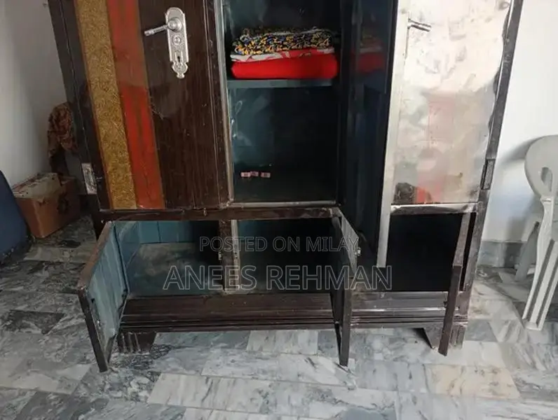 Industrial Style Iron Almari Storage Wardrobe